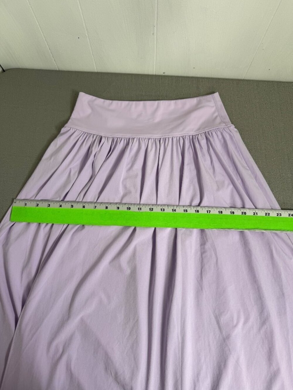 Halara High Waist Breezeful Maxi Skirt Flowy Split 2 N 1 Shorts Medium Lavender - Picture 8 of 9